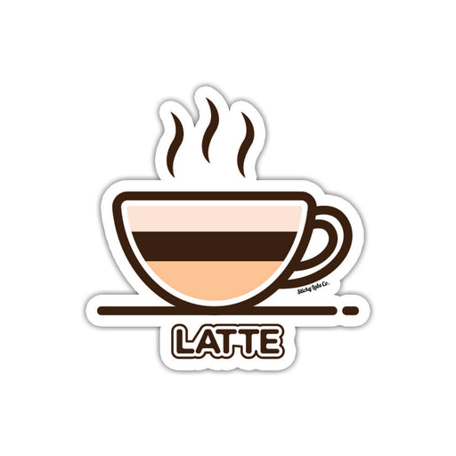 Latte Sticker